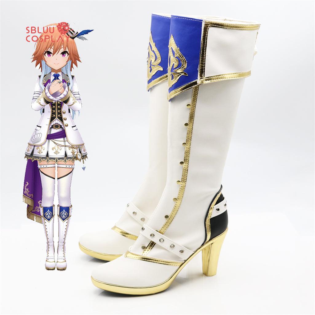 SBluuCosplay The Idolmaster Cinderella Girls Ninomiya Asuka Cosplay Shoes Custom Made Boots - SBluuCosplay