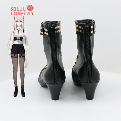 SBluuCosplay Virtual YouTuber Shishiro Botan Cosplay Shoes Custom Made Boots - SBluuCosplay