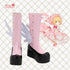 Card Captor Kinomoto Sakura Cosplay Shoes Custom Made Boots - SBluuCosplay