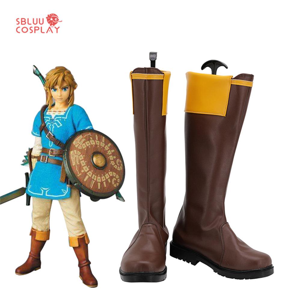 The Legend of Zelda Link Cosplay Shoes Custom Made Boots - SBluuCosplay