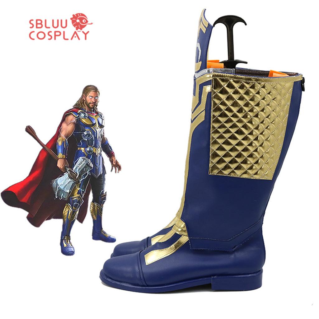 SBluuCosplay Thor Love and Thunder Thor Cosplay Shoes Custom Made Boots - SBluuCosplay