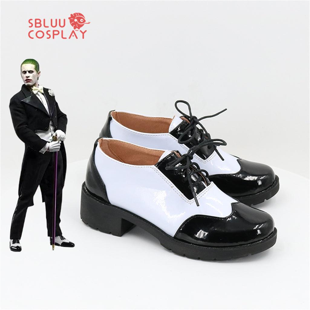 SBluuCosplay Suicide Squad Joker Cosplay Shoes Custom Made Boots - SBluuCosplay