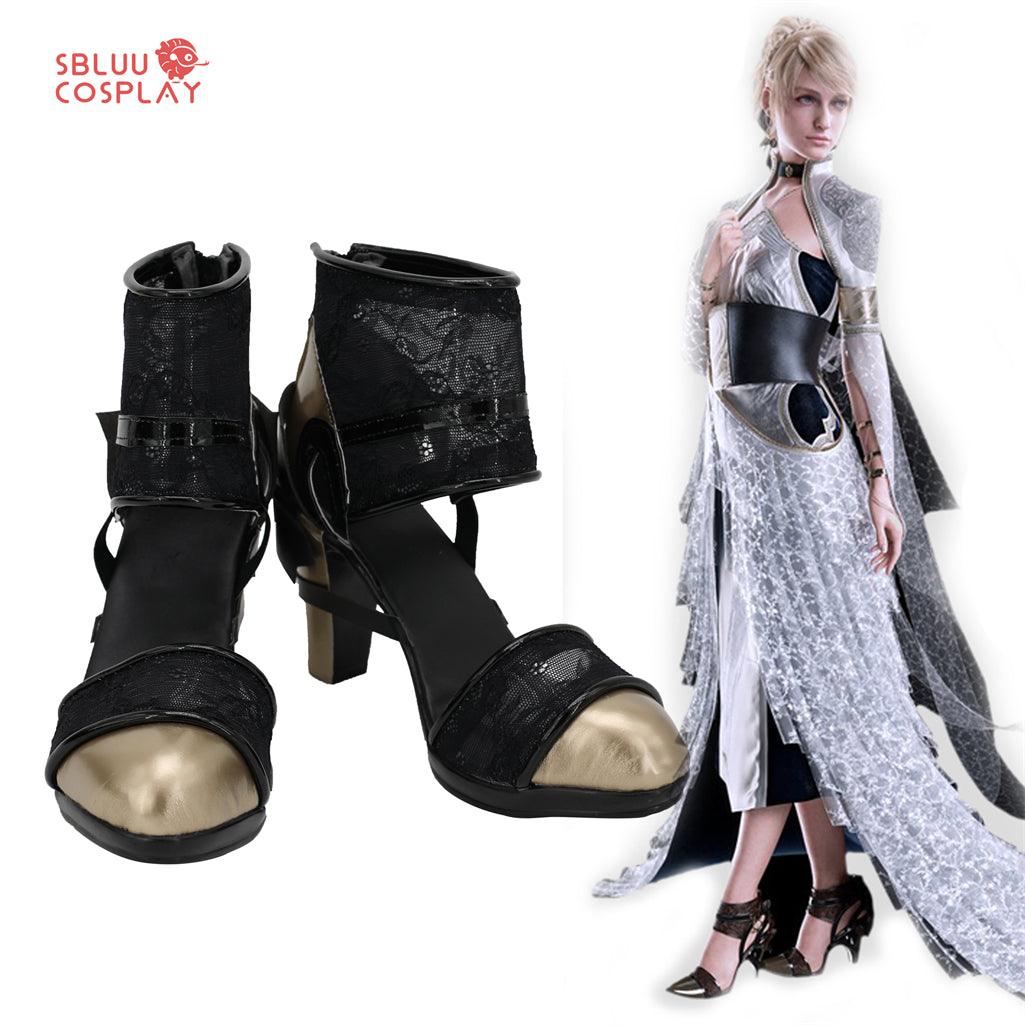 Game Final Fantasy XV Lunafreya Nox Fleuret Cosplay Shoes Custom Made - SBluuCosplay
