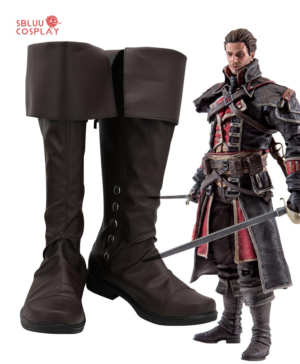 Assassin's Creed Shay Patrick Cormac Cosplay Shoes Custom Made Boots - SBluuCosplay