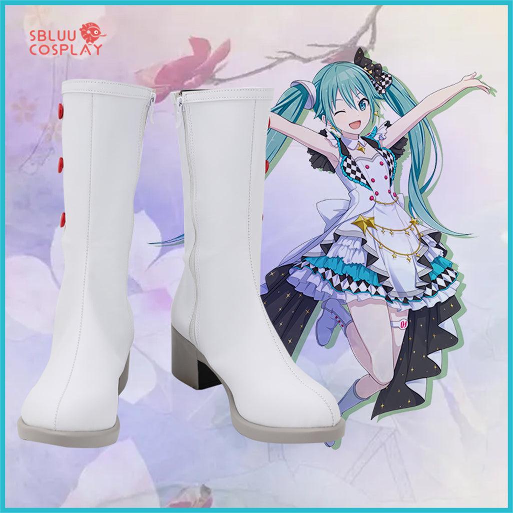 Vocaloid Hatsune Miku Cosplay Shoes Custom Made Boots - SBluuCosplay