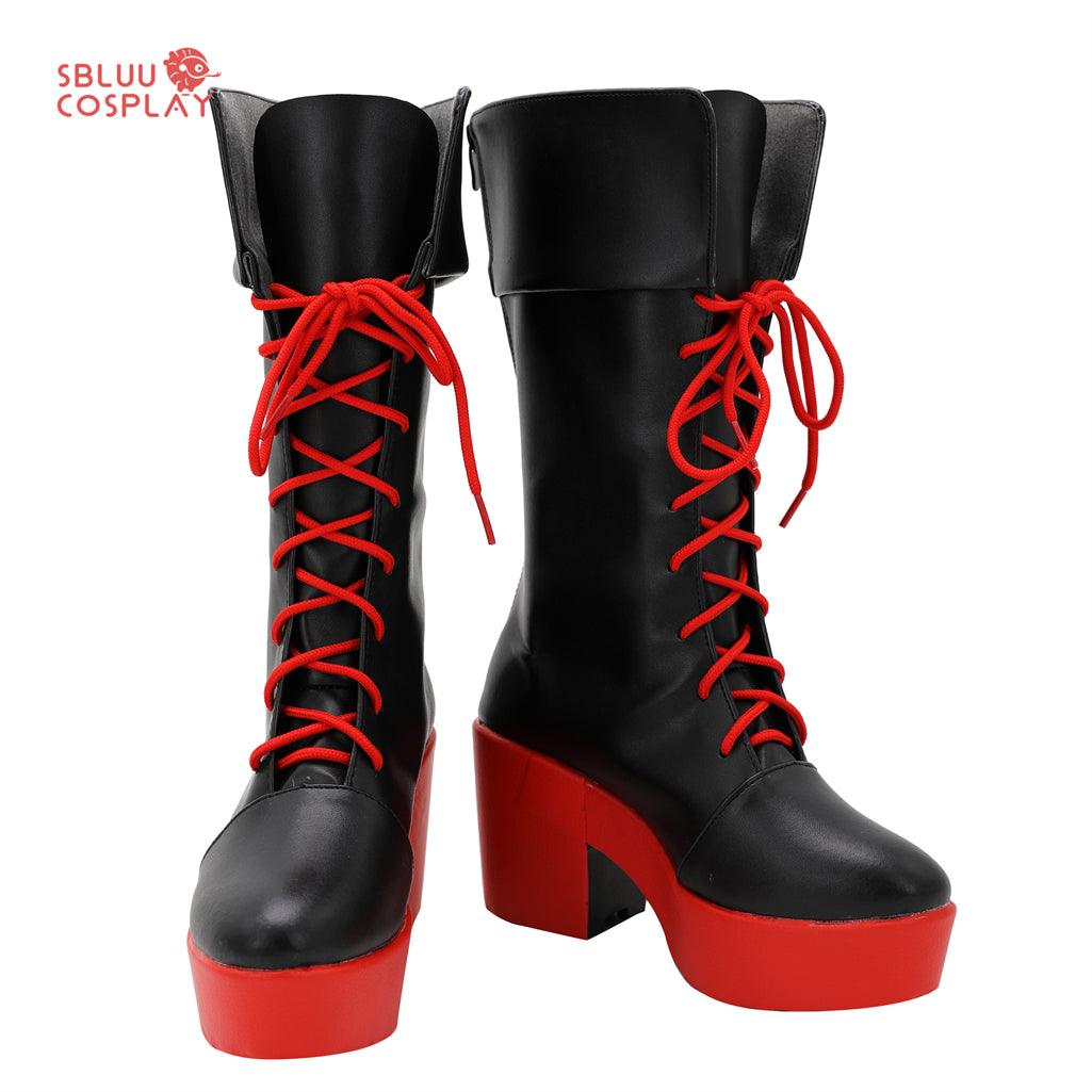 Virtual YouTuber Hololive Sakamata Chloe Cosplay Shoes Custom Made Boots - SBluuCosplay