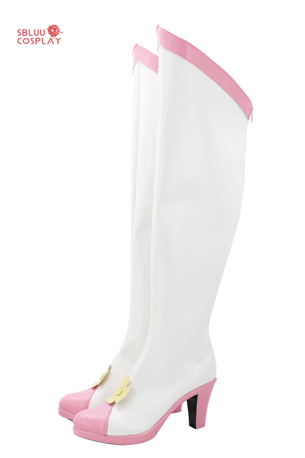 Pretty Cure Cure Flower Cosplay Shoes Custom Made Boots - SBluuCosplay