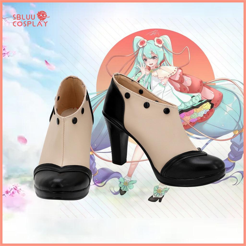 Magical Mirai Hatsune Miku Cosplay Shoes Custom Made Boots - SBluuCosplay