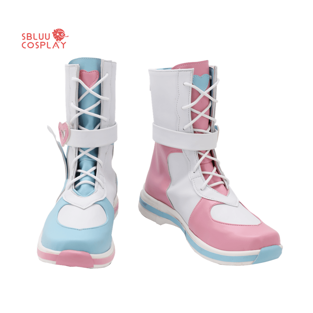 SBluuCosplay Virtual YouTuber Amamiya Kokoro Cosplay Shoes Custom Made Boots - SBluuCosplay