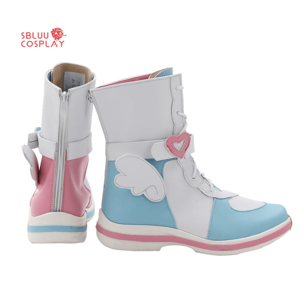 SBluuCosplay Virtual YouTuber Amamiya Kokoro Cosplay Shoes Custom Made Boots - SBluuCosplay