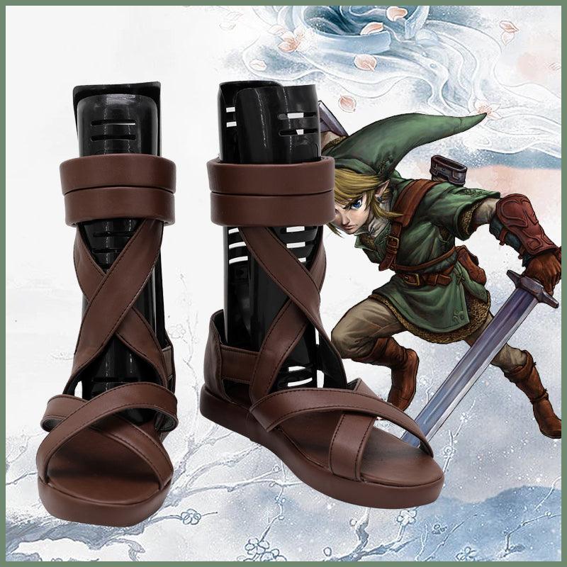 SBluuCosplay The Legend of Zelda Zelda Cosplay Shoes Custom Made - SBluuCosplay
