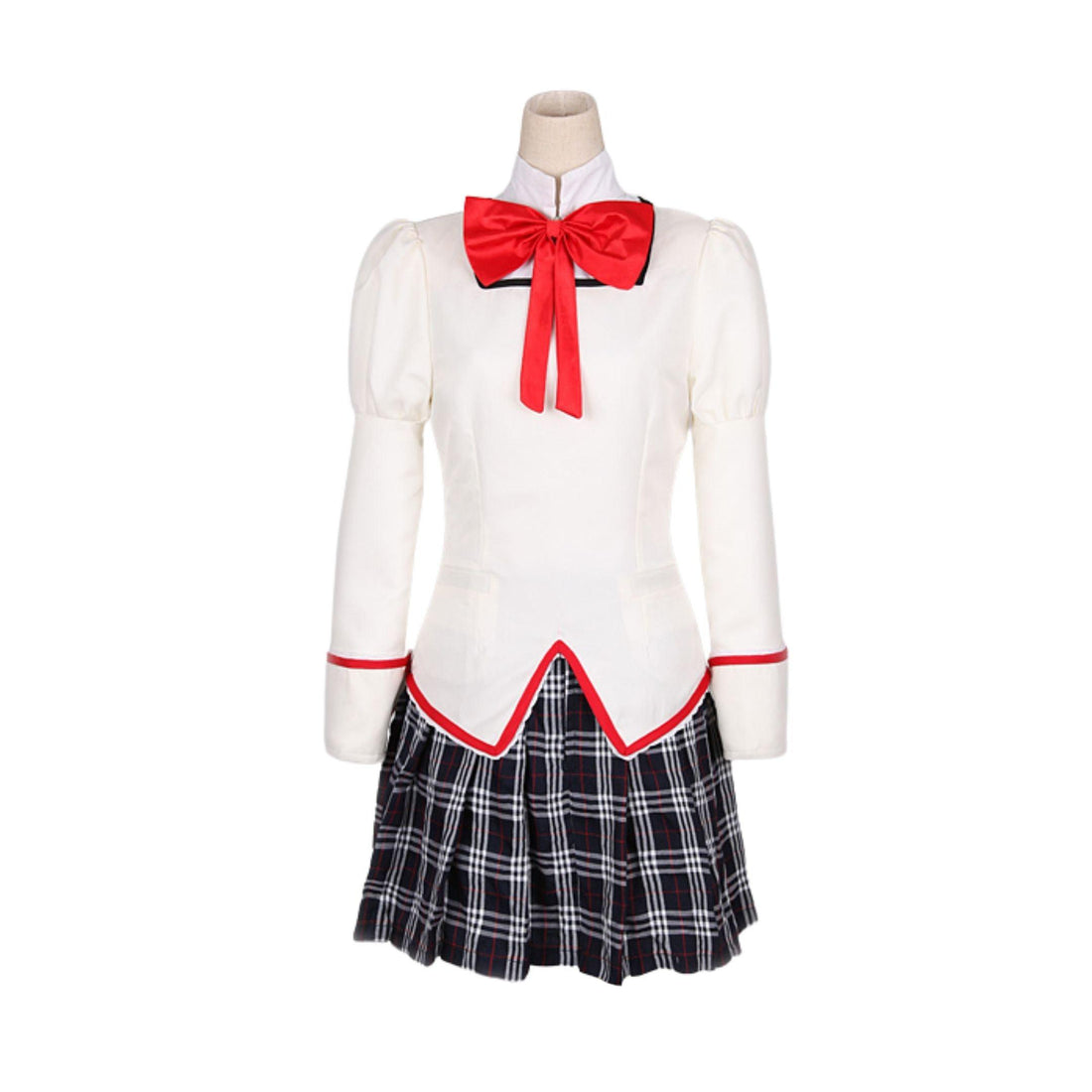 SBluuCosplay Puella Magi Madoka Magica Mitakihara Middle School Uniform Cosplay Costume - SBluuCosplay