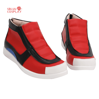 Pokémon Ash Ketchum Cosplay Shoes Custom Made Boots - SBluuCosplay