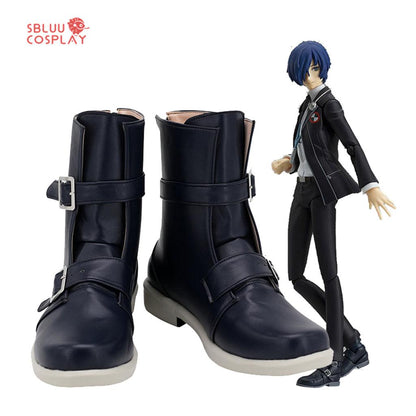 Persona 3 Yuuki Makoto Cosplay Shoes Custom Made Boots - SBluuCosplay