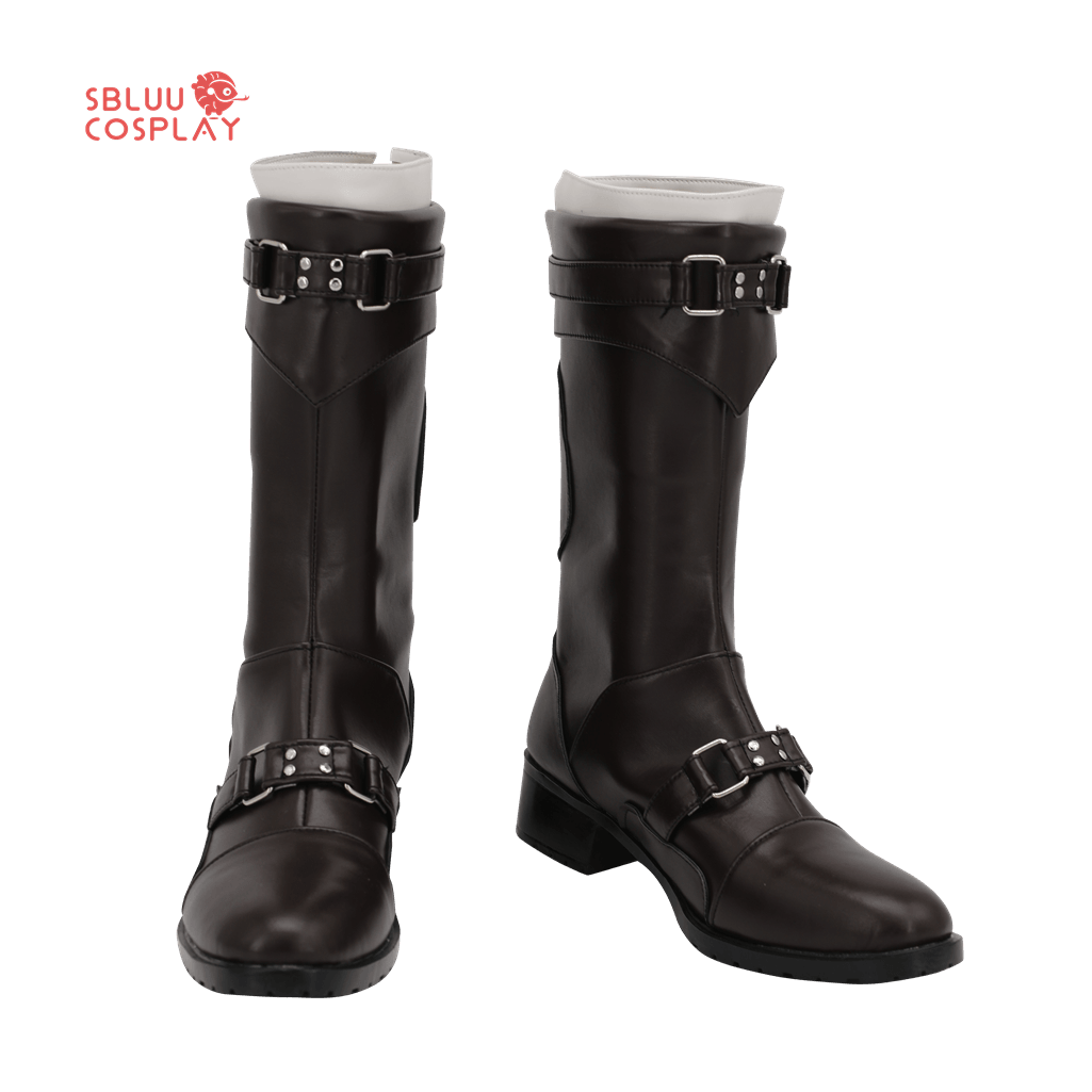 Final Fantasy VII Leslie Kyle Cosplay Shoes Custom Made Boots - SBluuCosplay