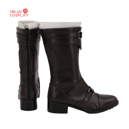 Final Fantasy VII Leslie Kyle Cosplay Shoes Custom Made Boots - SBluuCosplay