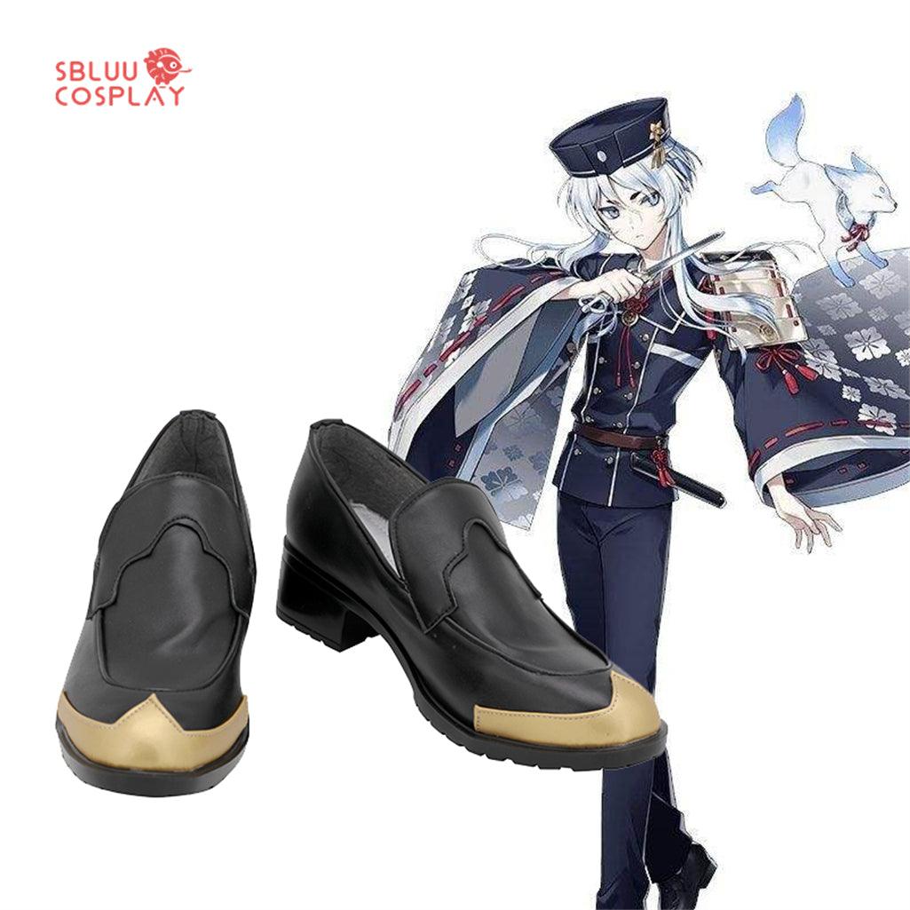 Touken Ranbu Online Hakusan yoshimitsu Cosplay Shoes Custom Made Boots - SBluuCosplay