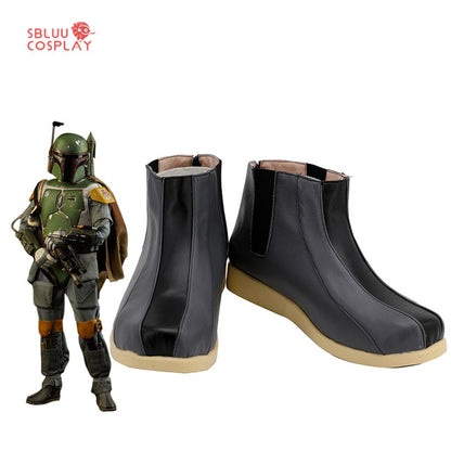 Star Wars Boba Fett Cosplay Shoes Custom Made Boots - SBluuCosplay