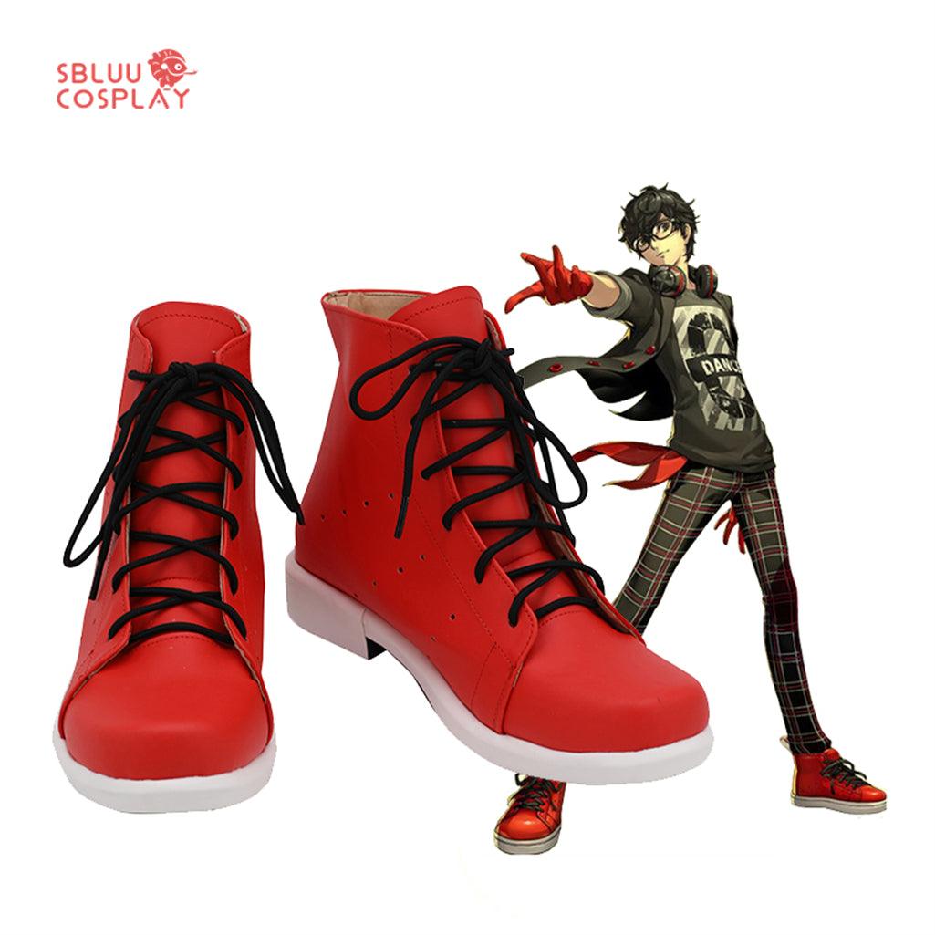 Persona 5 Joker Cosplay Shoes Custom Made Boots - SBluuCosplay