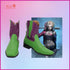 Harleen Quinzel Cosplay Shoes Custom Made Boots - SBluuCosplay