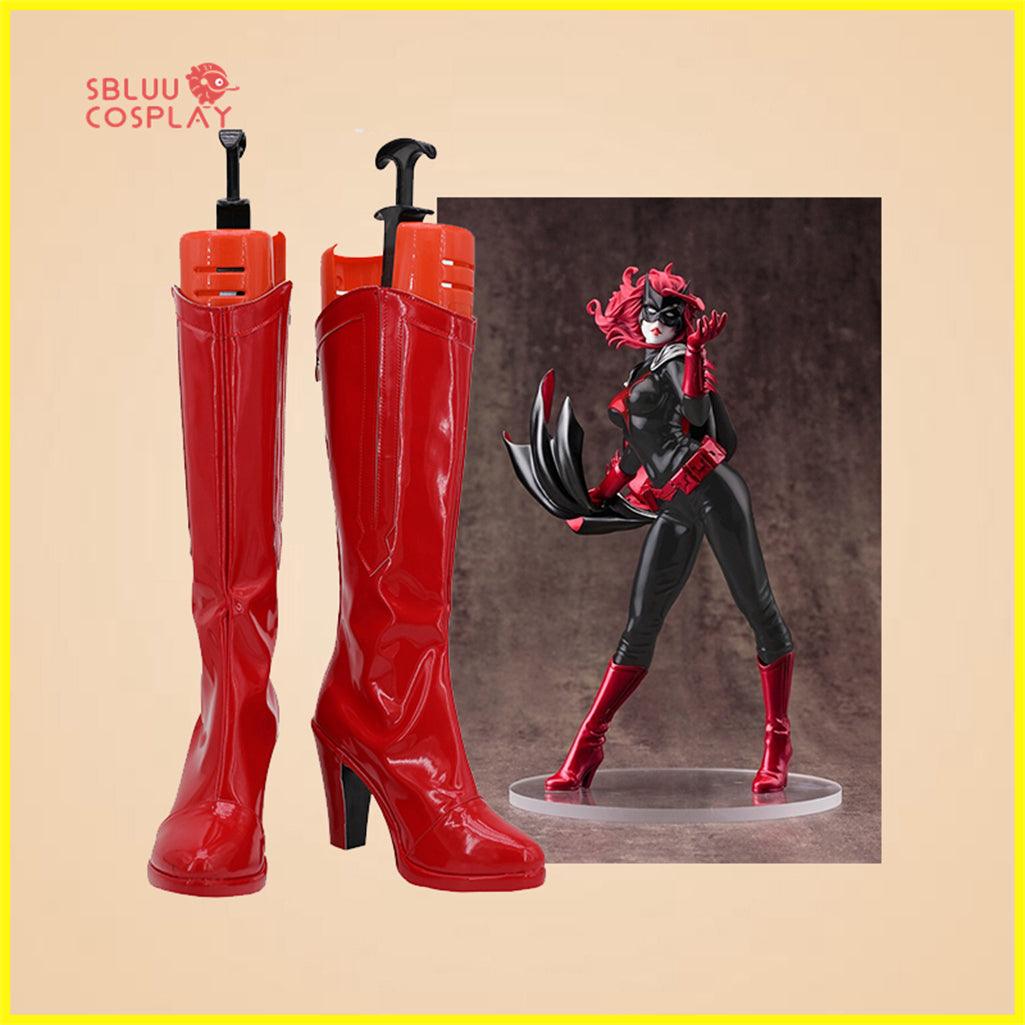 Batwoman Cosplay Shoes Custom Made Boots - SBluuCosplay