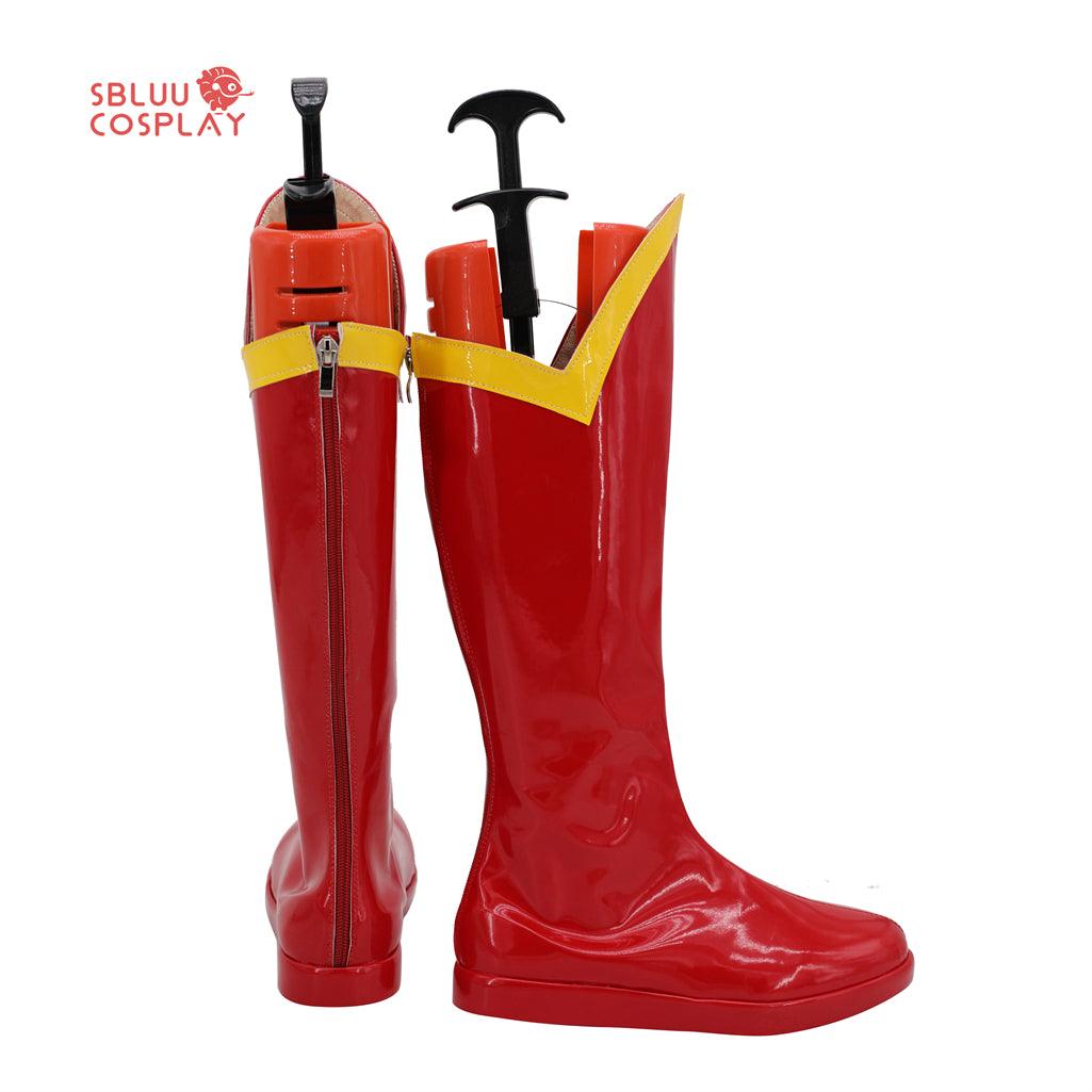 Supergirl Cosplay Shoes Custom Made Boots - SBluuCosplay
