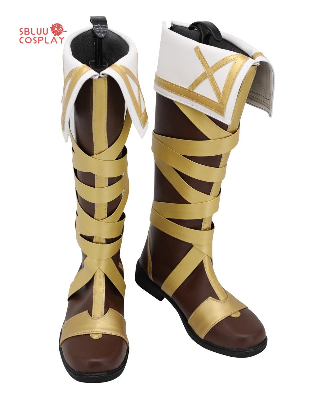 Fire Emblem Mystery of the Emblem Marth Cosplay Shoes Custom Made Boots - SBluuCosplay