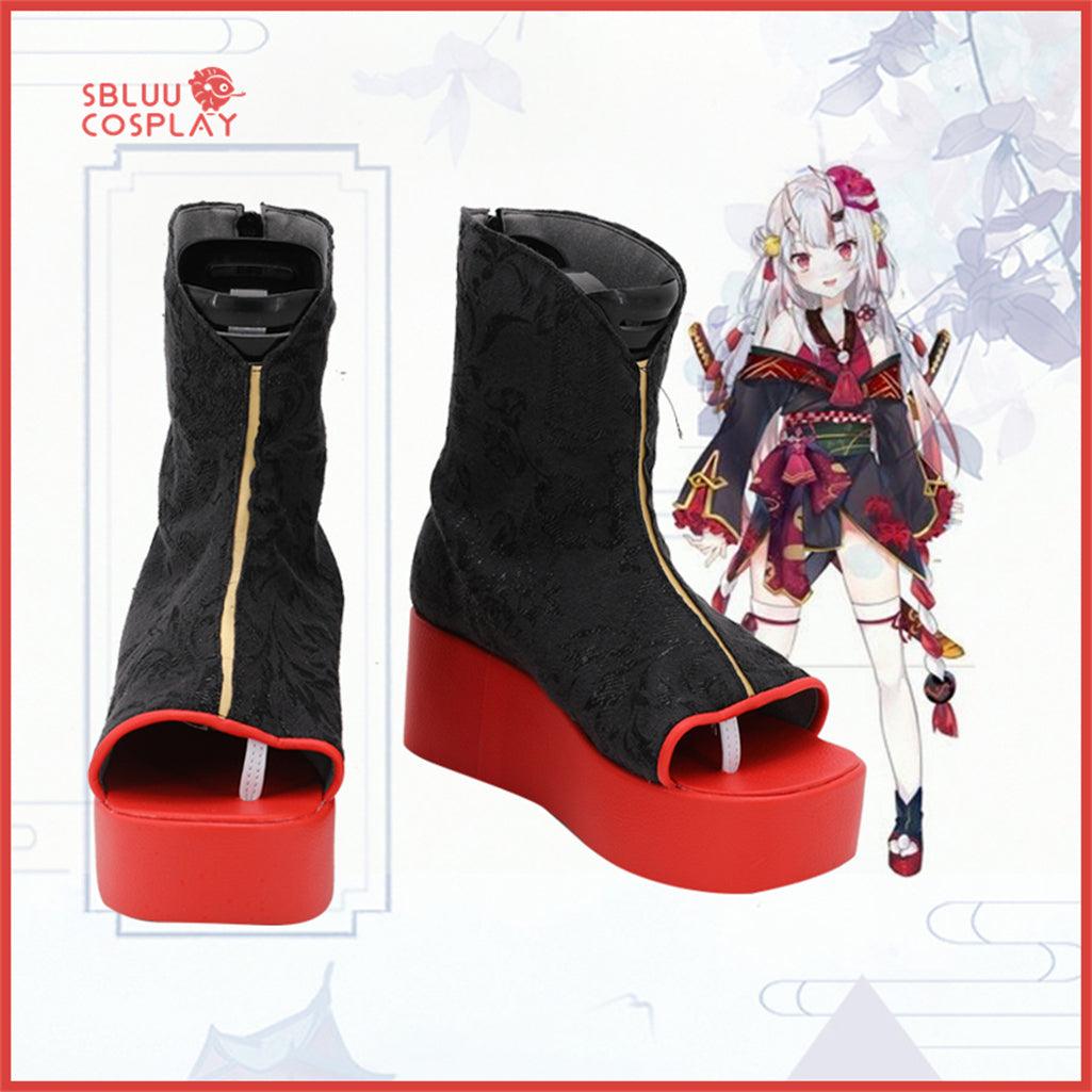 SBluuCosplay Virtual YouTuber Hololive Nakiri Ayame Cosplay Shoes Custom Made Boots - SBluuCosplay