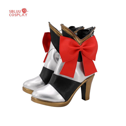 SBluuCosplay Genshin Impact Noelle Cosplay Shoes Custom Made Boots - SBluuCosplay