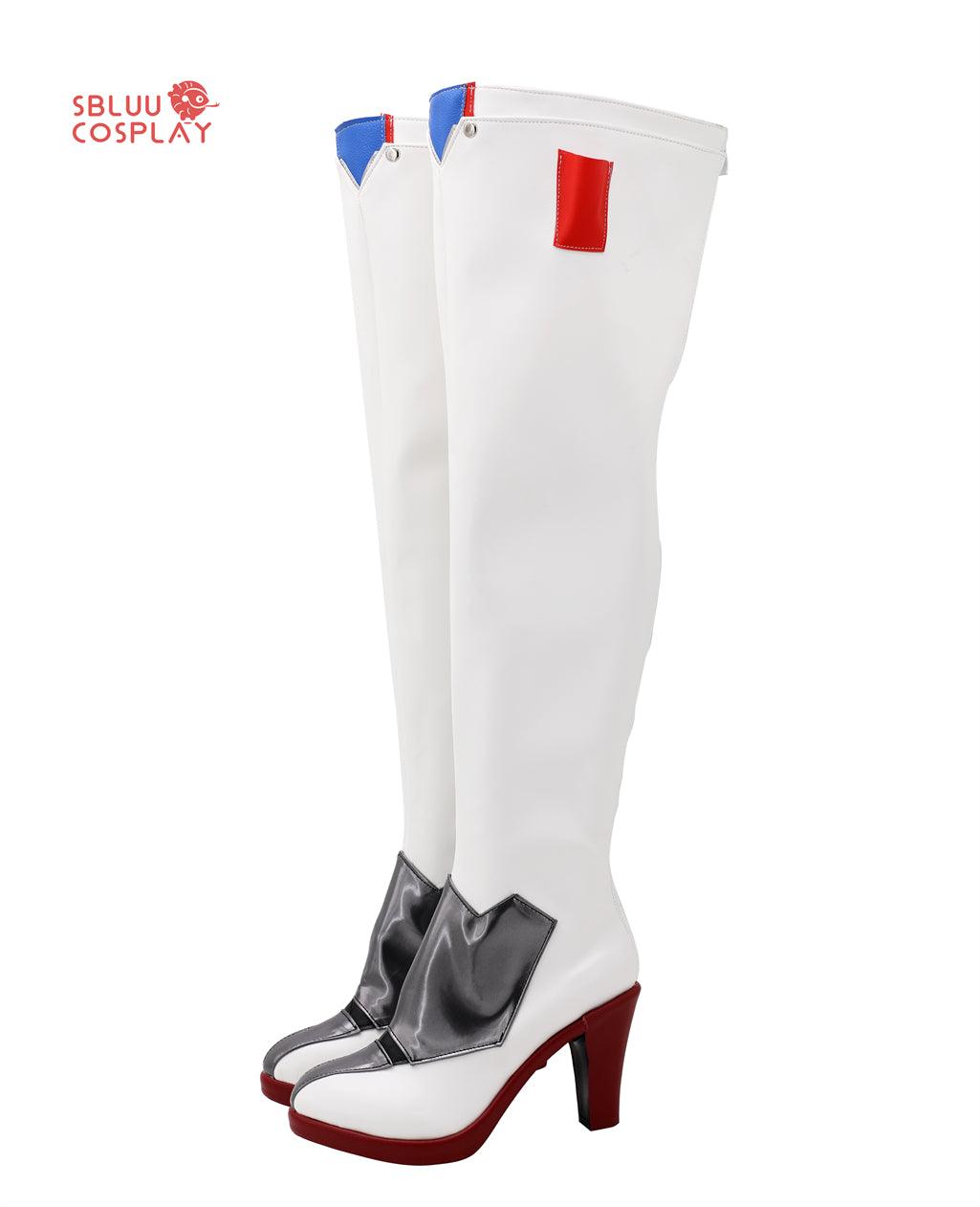 SBluuCosplay Azur Lane USS Princeton Cosplay Shoes Custom Made Boots - SBluuCosplay