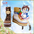 SBluuCosplay Uma Musume Hishi Akebono Cosplay Shoes Custom Made Boots - SBluuCosplay