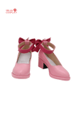 SBluuCosplay Virtual YouTuber Nakiri Ayame Cosplay Shoes Custom Made Boots - SBluuCosplay