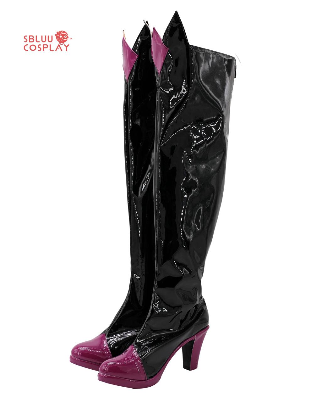 SBluuCosplay Pretty Cure Bad End Pretty Cure Cosplay Shoes Custom Made Boots - SBluuCosplay