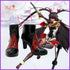 SBluuCosplay Action Taimanin Mizuki Yukikaze Cosplay Shoes Custom Made Boots - SBluuCosplay