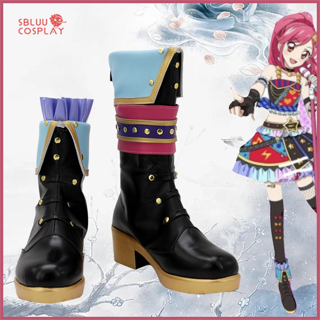 Aikatsu！Otoshiro Seira Cosplay Shoes Custom Made Boots - SBluuCosplay