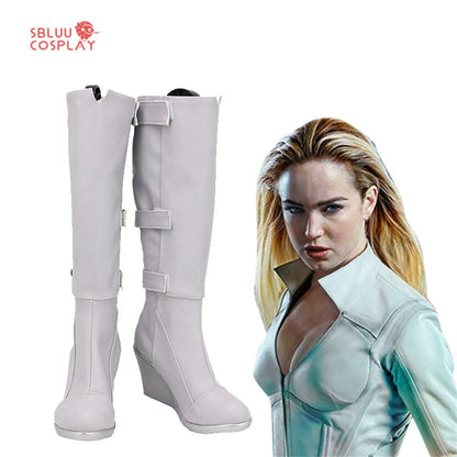 Legends of Tomorrow White Canary Cosplay Shoes Custom Made Boots - SBluuCosplay