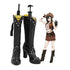 Final Fantasy VII Tifa Lockhart Cosplay Shoes Custom Made Boots - SBluuCosplay