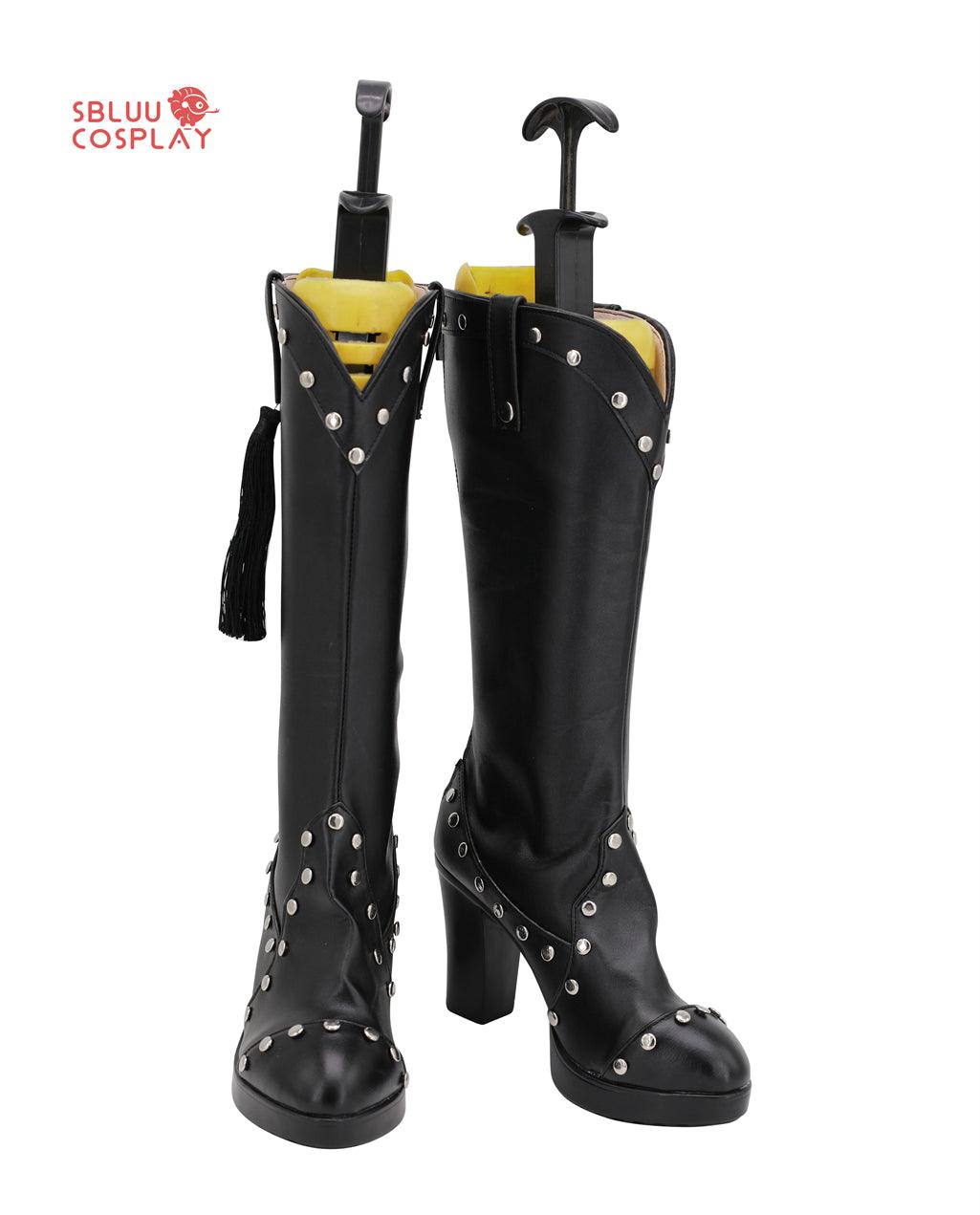 Final Fantasy VII Tifa Lockhart Cosplay Shoes Custom Made Boots - SBluuCosplay