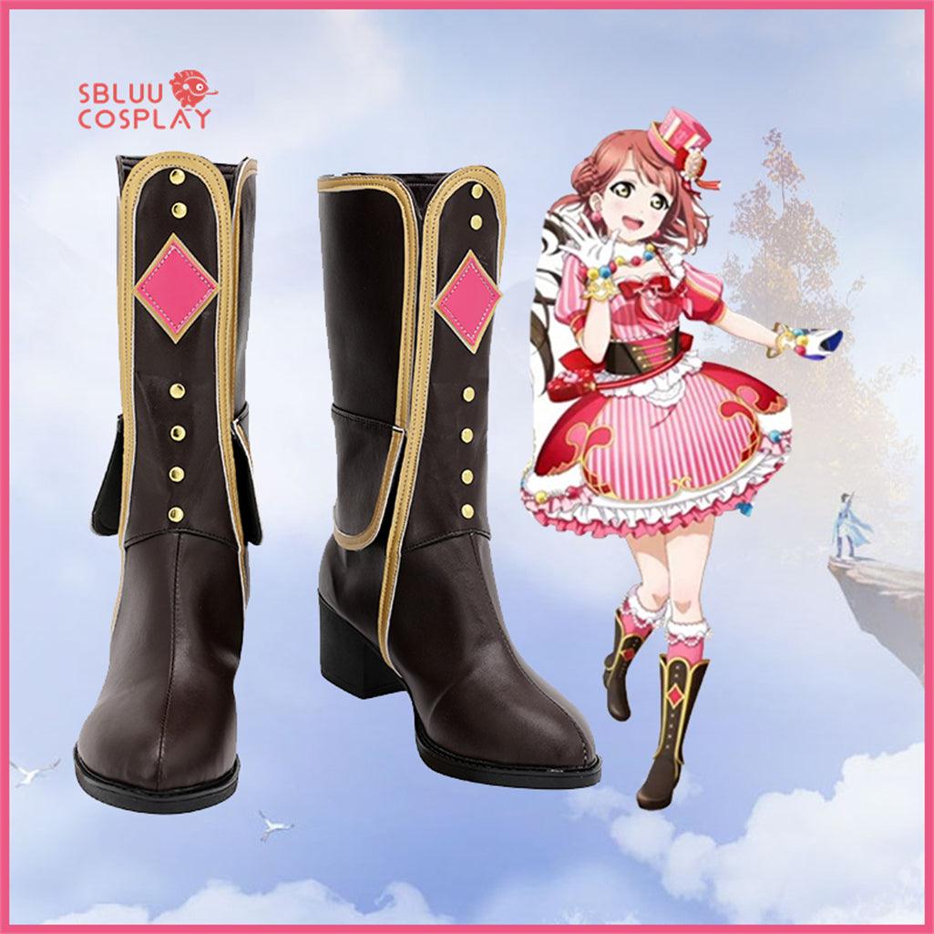 LoveLive! School Idol Festival Ayumu Uehara Cosplay Shoes Custom Made Boots - SBluuCosplay