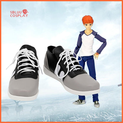 Fate stay night Shirou Emiya Cosplay Shoes Custom Made Boots - SBluuCosplay