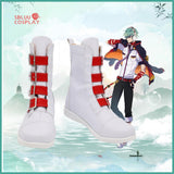 The King of Fighters XIV Shun'ei Cosplay Shoes Custom Made Boots - SBluuCosplay