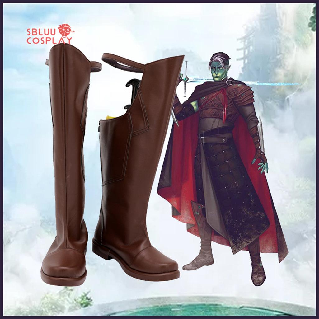 Critical Role Fjord Cosplay Shoes Custom Made Boots - SBluuCosplay