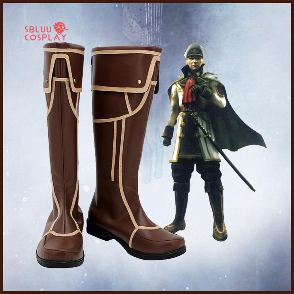Final Fantasy Type-0 Cid Aulstyne Cosplay Shoes Custom Made Boots - SBluuCosplay