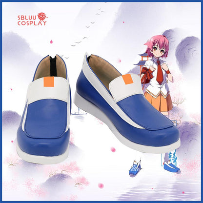 Arcana Heart Aino Heart Cosplay Shoes Custom Made Boots - SBluuCosplay