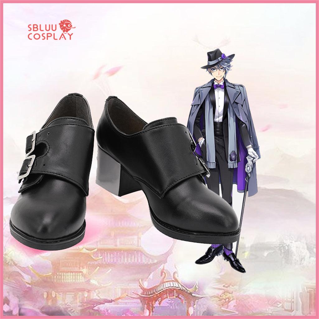 Twisted Wonderland Azul Cosplay Shoes Custom Made Boots - SBluuCosplay