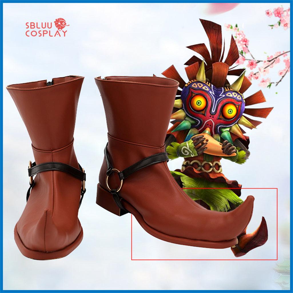 Hyrule Warriors Skull Kid Cosplay Shoes Custom Made Boots - SBluuCosplay