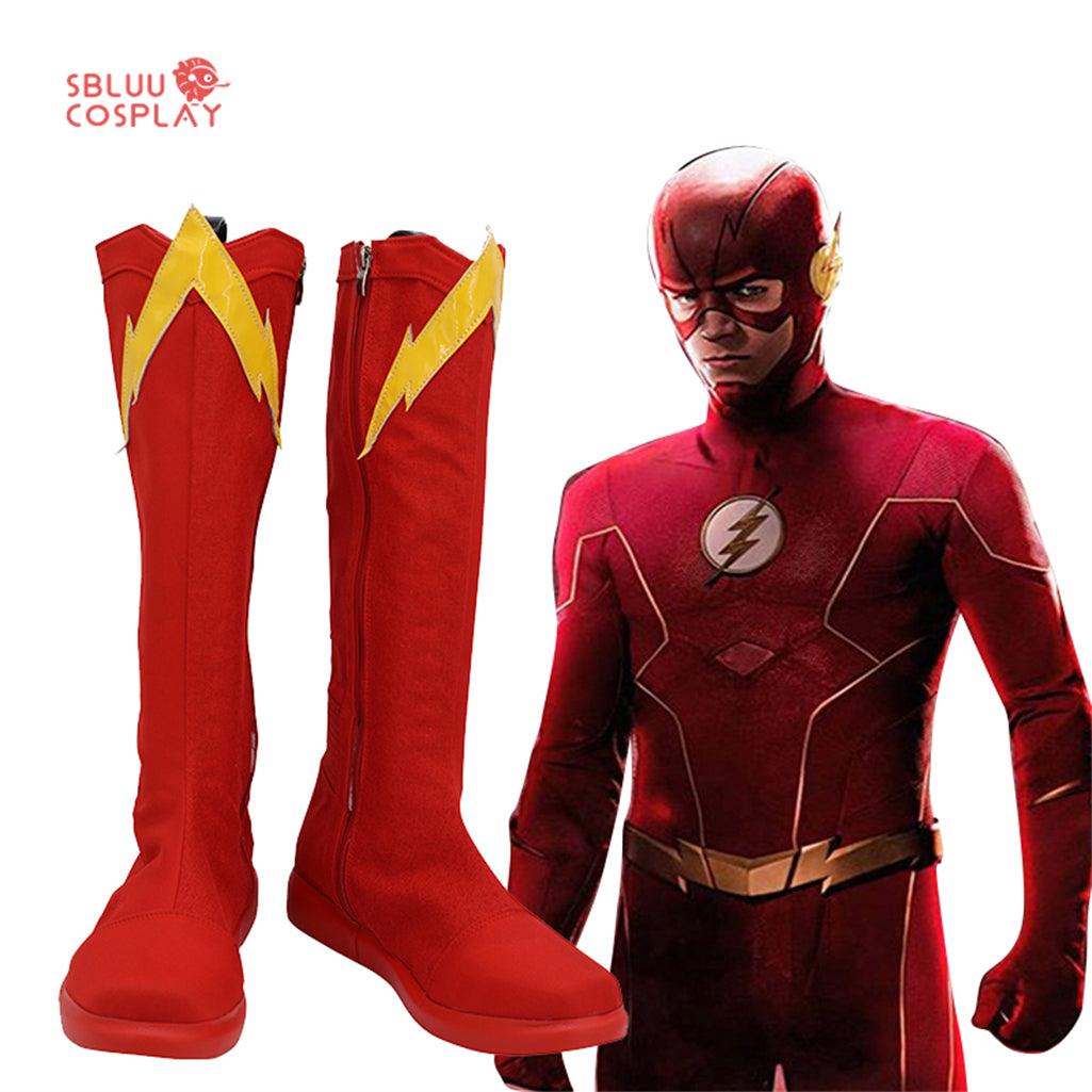 The Flash Barry Allen Cosplay Shoes Custom Made Boots - SBluuCosplay