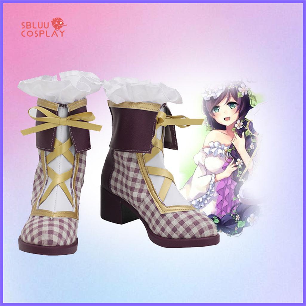 LoveLive! Nozomi Tojo Cosplay Shoes Custom Made Boots - SBluuCosplay