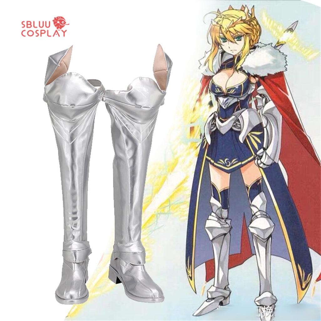 Fate stay night Altria Pendragon Cosplay Shoes Custom Made Boots - SBluuCosplay