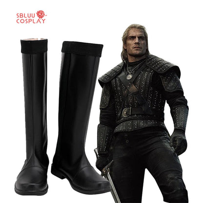 The Witcher Geralt of Rivia Cosplay Shoes Custom Made Boots - SBluuCosplay